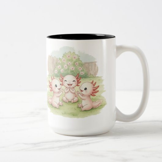 Tasse 2 Couleurs Bébé Axolotl & Amis (Droit)