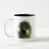 Tasse 2 Couleurs Bébé Bonobo Ape (Gauche)