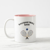 Tasse 2 Couleurs Bébé de racquetball (Gauche)