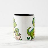 Tasse 2 Couleurs bébé dinosaure (Centre)