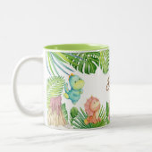 Tasse 2 Couleurs Bébé Dinosaures (Gauche)