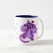 Tasse 2 Couleurs Bébé Dragon Love (Devant droit)