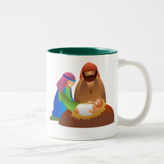 Tasse 2 Couleurs Bébé Jésus (Droit)