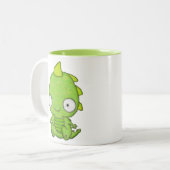Tasse 2 Couleurs Bébé mignon Dragon (Devant gauche)