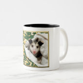 Tasse 2 Couleurs Bébé Opossum Adorable et Mignon (Devant droit)