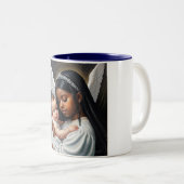 Tasse 2 Couleurs bébés anges (Devant droit)