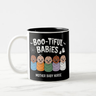 Tasse 2 Couleurs Bébés Bootiful Infirmière Mère Bébé Halloween 