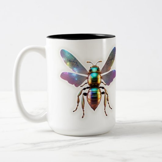 Tasse 2 Couleurs Bee moderne (Gauche)