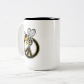 TASSE 2 COULEURS BEE PEACE  (Devant gauche)