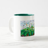 Tasse 2 Couleurs beeflowers (Devant gauche)