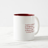 Tasse 2 Couleurs Beethoven Fire Palette Portrait Quote (Devant droit)