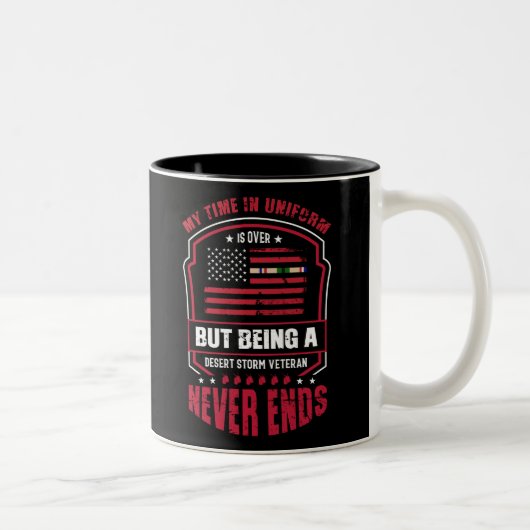 Tasse 2 Couleurs Beh A Desert Storm Vétéran Never Ends (Droit)