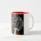 Tasse 2 Couleurs Bel Afro (Devant droit)
