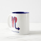 Tasse 2 Couleurs Bélier et Scorpion (Devant gauche)