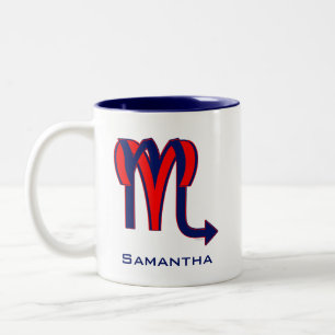 Tasse 2 Couleurs Bélier et Scorpion