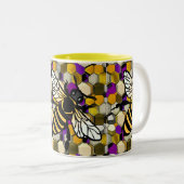 Tasse 2 Couleurs Belle abeille (Devant droit)