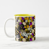 Tasse 2 Couleurs Belle abeille (Gauche)