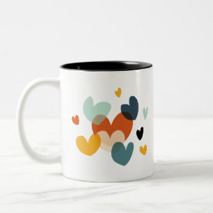 Tasse 2 Couleurs Belle Amour Carrosserie Dessins Coeur Art Amour Ar