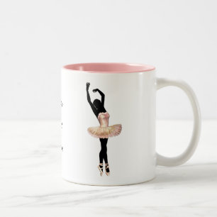 Tasse 2 Couleurs Belle Ballerina en rose