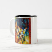 Tasse 2 Couleurs Belle Chat (Devant gauche)
