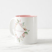 Tasse 2 Couleurs Belle femme de chambre rose (Devant gauche)