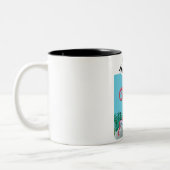 Tasse 2 Couleurs Belle Fête au Calmar Splendide (Gauche)