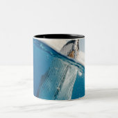 Tasse 2 Couleurs Belle Grosse Baleine (Centre)