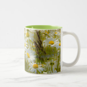 Tasse 2 Couleurs Belle grosse salade de marguerites