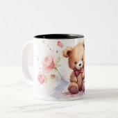 Tasse 2 Couleurs belle mignonne (Devant gauche)