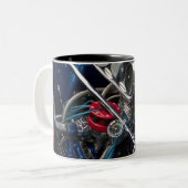 Tasse 2 Couleurs Belle moto pour auto propre (Devant gauche)