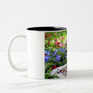 Tasse 2 Couleurs Belle nature avec moineau