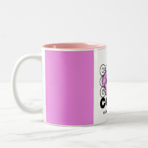 Tasse 2 Couleurs Belle pâte de café de chien rose Nouveau design