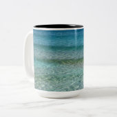 Tasse 2 Couleurs Belle plage de sable (Devant gauche)