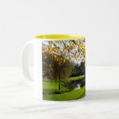 Tasse 2 Couleurs Belle scène automnale à Jersey (Devant gauche)