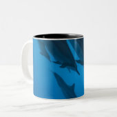 Tasse 2 Couleurs Belles créatures océaniques (Devant gauche)