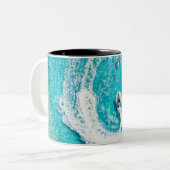 Tasse 2 Couleurs Belles Créatures Océaniques (Devant gauche)