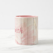 Tasse 2 Couleurs Belles fleurs roses (Centre)