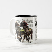 Tasse 2 Couleurs Belmont Stakes 145 (Devant gauche)