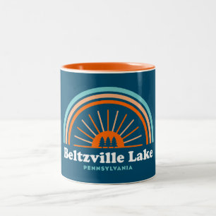 Tasse 2 Couleurs Beltzville Lake Pennsylvanie arc-en-ciel