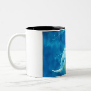 Tasse 2 Couleurs Béluga baleine muette