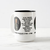 Tasse 2 Couleurs Ben Franklin Imprimantes Pour Ne Pas Imprimer Cita (Devant gauche)