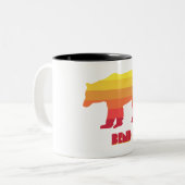 Tasse 2 Couleurs Bend Oregon arc-en-ciel (Devant gauche)