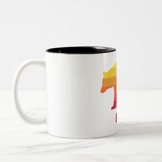 Tasse 2 Couleurs Bend Oregon arc-en-ciel (Gauche)