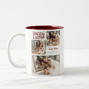 Tasse 2 Couleurs Bénédiction de Pâques Elégante OEufs de Pâques Pho