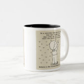 Tasse 2 Couleurs Bénédiction positive (Devant droit)