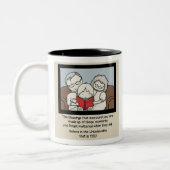 Tasse 2 Couleurs Bénédictions autour de vous (Gauche)