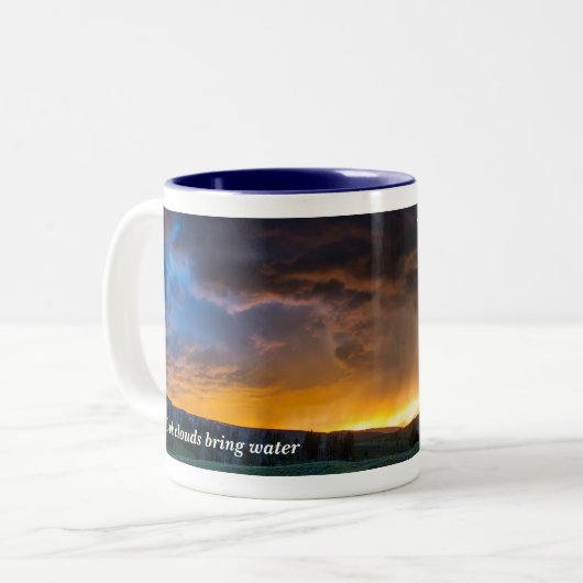 Tasse 2 Couleurs Bénédictions de la tempête (Devant gauche)