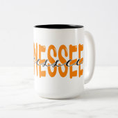 Tasse 2 Couleurs Bénévoles du Tennessee (Devant droit)