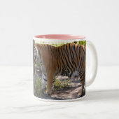 Tasse 2 Couleurs Bengali 008 de tigre (Devant droit)
