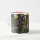 Tasse 2 Couleurs Bengali 008 de tigre (Devant gauche)